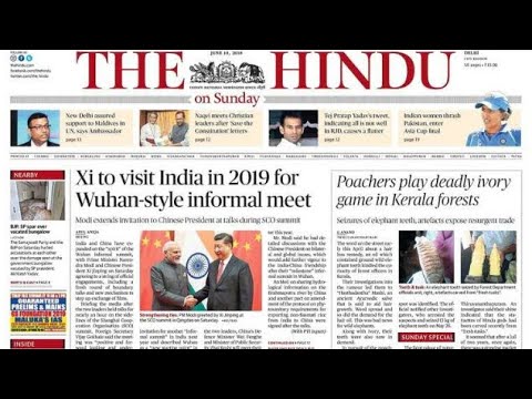 hindu newspaper today